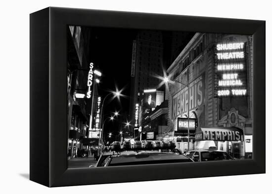 Theater District New York City-null-Framed Stretched Canvas