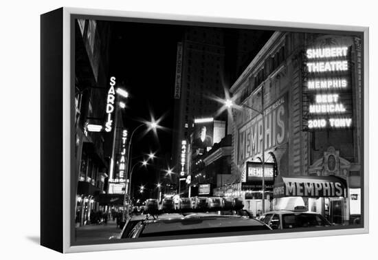 Theater District New York City-null-Framed Stretched Canvas