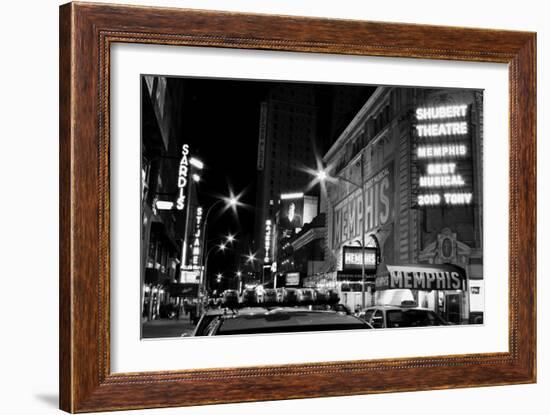 Theater District New York City-null-Framed Photo