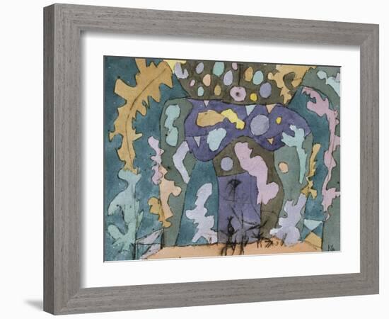 Theater, Kleines Buehnenbild-Paul Klee-Framed Giclee Print