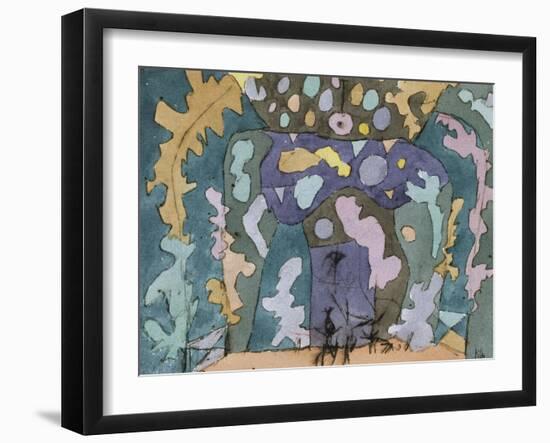 Theater, Kleines Buehnenbild-Paul Klee-Framed Giclee Print