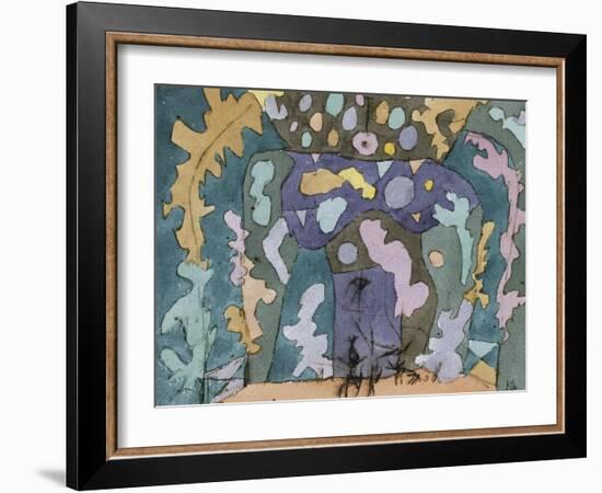 Theater, Kleines Buehnenbild-Paul Klee-Framed Giclee Print