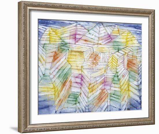 Theater Mountain Construction-Paul Klee-Framed Giclee Print