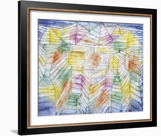 Theater Mountain Construction-Paul Klee-Framed Giclee Print