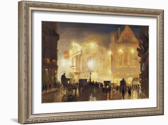 Theater Time-George Hyde Pownall-Framed Giclee Print