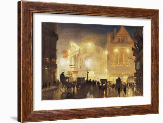 Theater Time-George Hyde Pownall-Framed Giclee Print