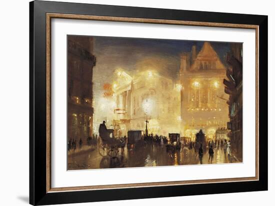 Theater Time-George Hyde Pownall-Framed Giclee Print