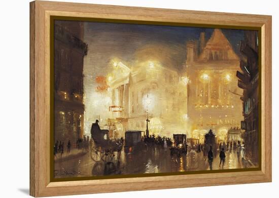 Theater Time-George Hyde Pownall-Framed Premier Image Canvas