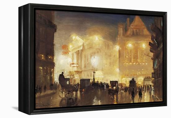 Theater Time-George Hyde Pownall-Framed Premier Image Canvas