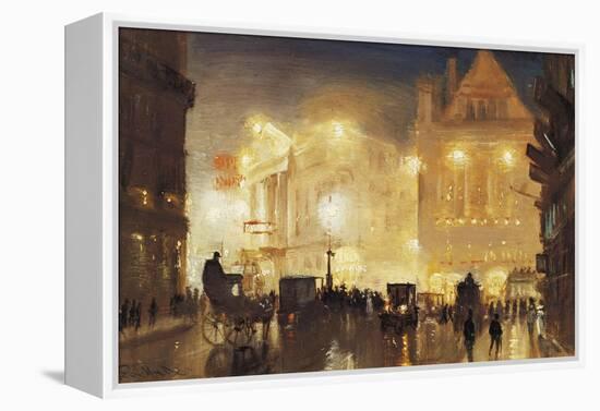 Theater Time-George Hyde Pownall-Framed Premier Image Canvas