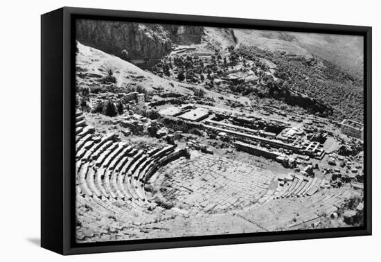 Theatre and Temple of Apollon, Delphi, Greece, 1937-Martin Hurlimann-Framed Premier Image Canvas