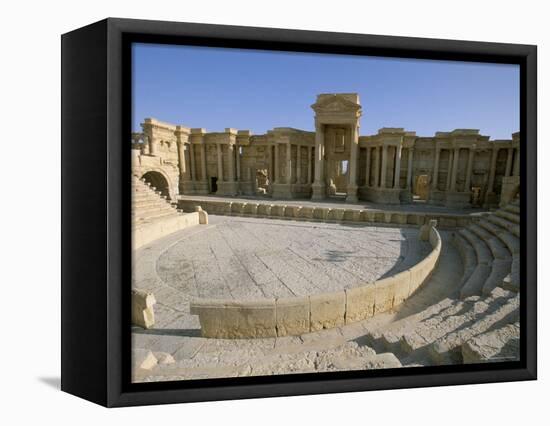 Theatre, Archaeological Site, Palmyra, Unesco World Heritage Site, Syria, Middle East-Alison Wright-Framed Premier Image Canvas