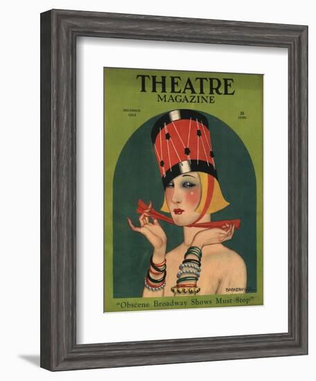 Theatre, Art Deco Magazine, USA, 1923--Framed Giclee Print