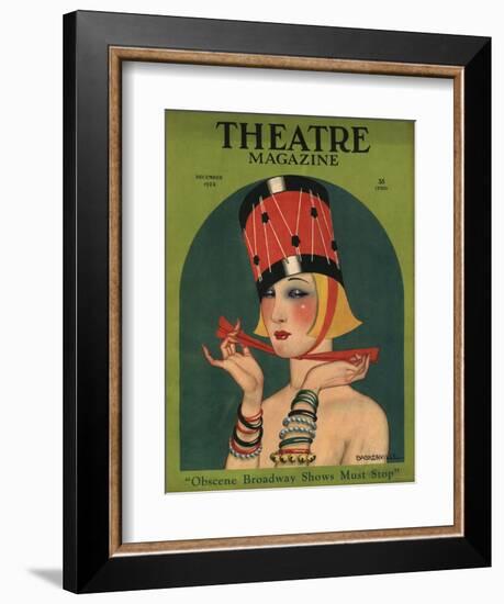 Theatre, Art Deco Magazine, USA, 1923-null-Framed Giclee Print