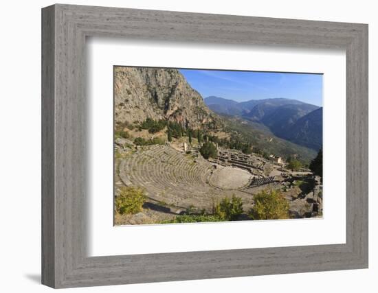 Theatre at Delphi, UNESCO World Heritage Site, Peloponnese, Greece, Europe-Eleanor Scriven-Framed Photographic Print