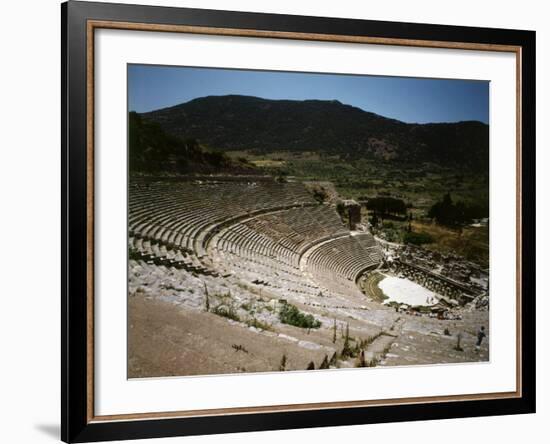 Theatre at Ephesus, 3rd Century BC Built to House 24,000 Spectators-null-Framed Photographic Print