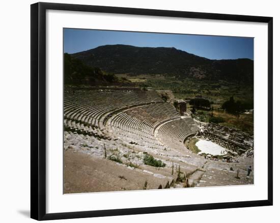 Theatre at Ephesus, 3rd Century BC Built to House 24,000 Spectators-null-Framed Photographic Print