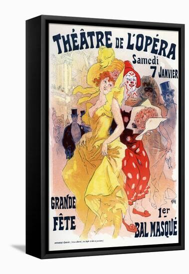 Théatre De L'Opéra, Bal Masqué, 1898-1899-Jules Chéret-Framed Premier Image Canvas