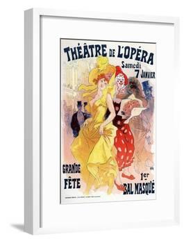 Théatre De L'Opéra, Bal Masqué, 1898-1899-Jules Chéret-Framed Giclee Print