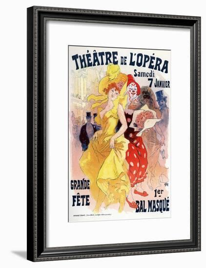 Théatre De L'Opéra, Bal Masqué, 1898-1899-Jules Chéret-Framed Giclee Print