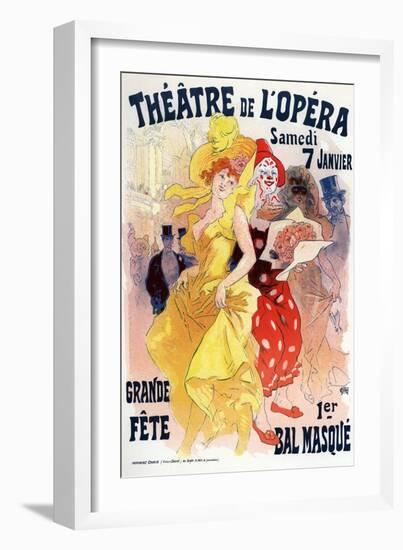 Théatre De L'Opéra, Bal Masqué, 1898-1899-Jules Chéret-Framed Giclee Print