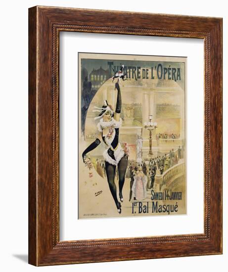 Theatre De L'Opera Poster-Henri Gray-Framed Giclee Print