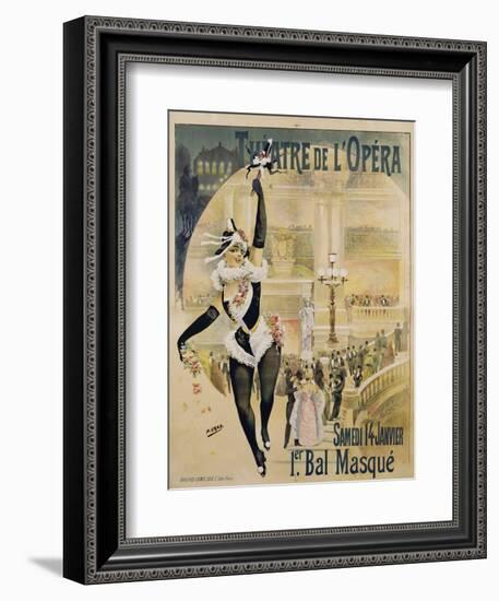 Theatre De L'Opera Poster-Henri Gray-Framed Giclee Print