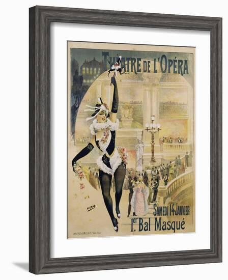 Theatre De L'Opera Poster-Henri Gray-Framed Giclee Print