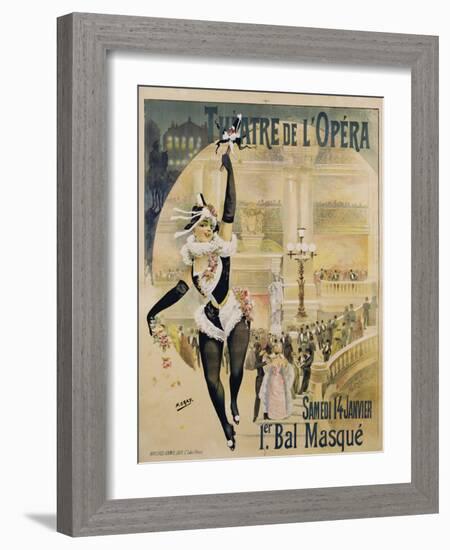 Theatre De L'Opera Poster-Henri Gray-Framed Giclee Print