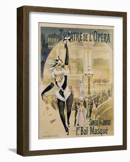 Theatre De L'Opera Poster-Henri Gray-Framed Giclee Print