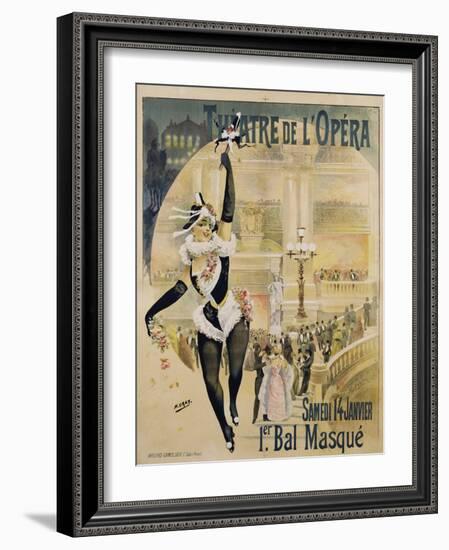 Theatre De L'Opera Poster-Henri Gray-Framed Giclee Print