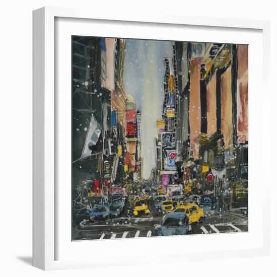 Theatre District, New York-Susan Brown-Framed Giclee Print