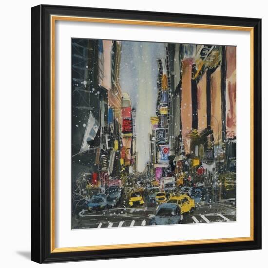 Theatre District, New York-Susan Brown-Framed Giclee Print