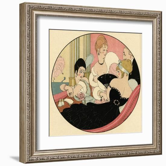 Theatre from a Box 1916-Gerda Wegener-Framed Art Print