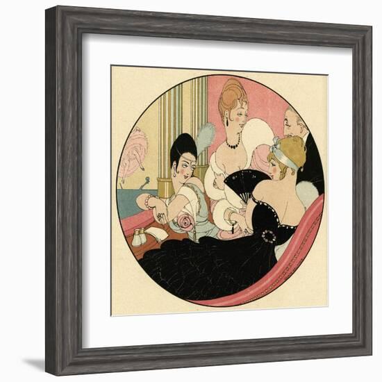 Theatre from a Box 1916-Gerda Wegener-Framed Art Print