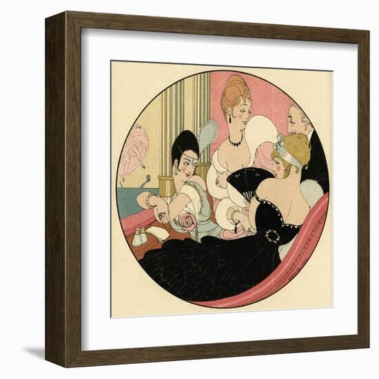 Theatre from a Box 1916-Gerda Wegener-Framed Art Print