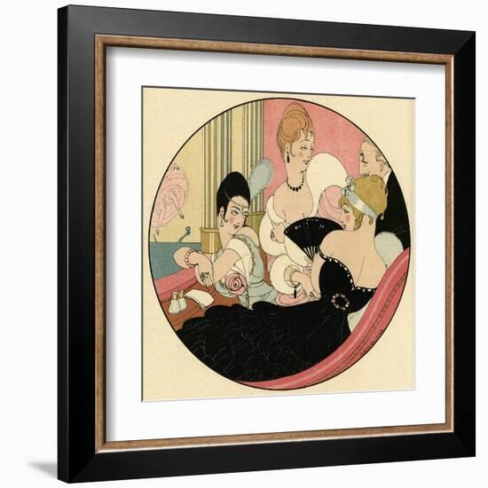 Theatre from a Box 1916-Gerda Wegener-Framed Art Print