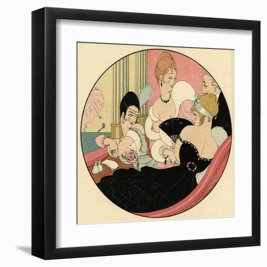 Theatre from a Box 1916-Gerda Wegener-Framed Art Print