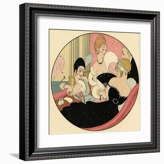 Theatre from a Box 1916-Gerda Wegener-Framed Art Print