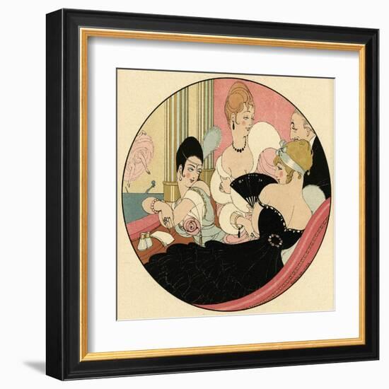 Theatre from a Box 1916-Gerda Wegener-Framed Art Print