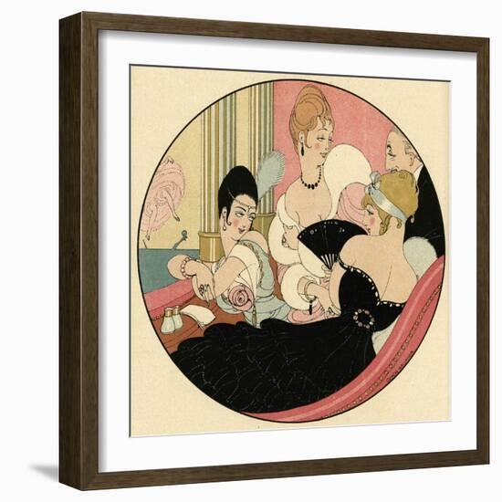 Theatre from a Box 1916-Gerda Wegener-Framed Art Print