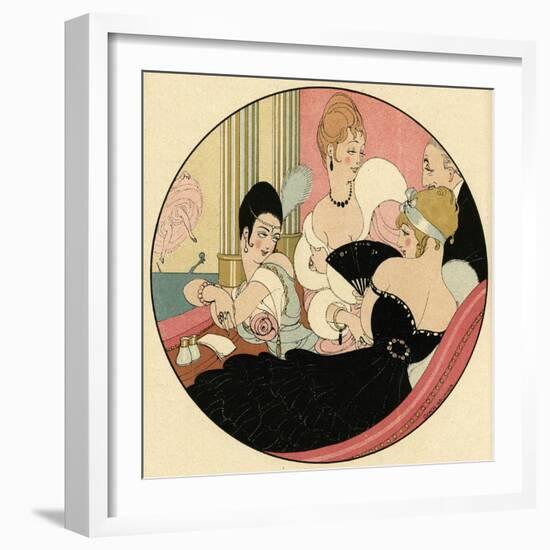 Theatre from a Box 1916-Gerda Wegener-Framed Art Print