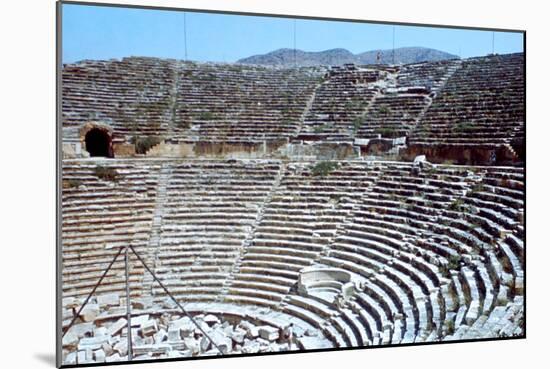 Theatre, Hierapolis, Pamukkale, Turkey, 190Bc-null-Mounted Photographic Print