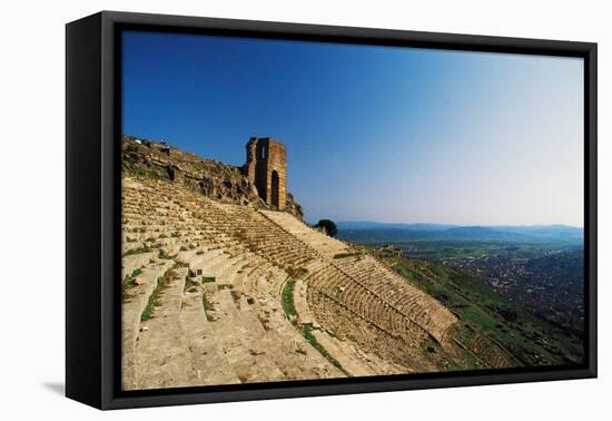 Theatre in Pergamon, Turkey, Hellenistic Civilization, 3rd Century BC-null-Framed Premier Image Canvas