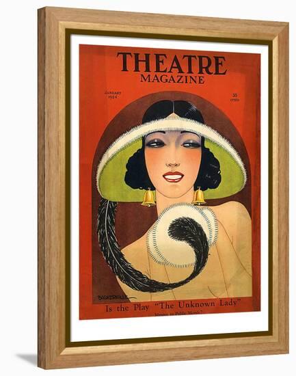 Theatre Magazine, 1924, USA-null-Framed Premier Image Canvas