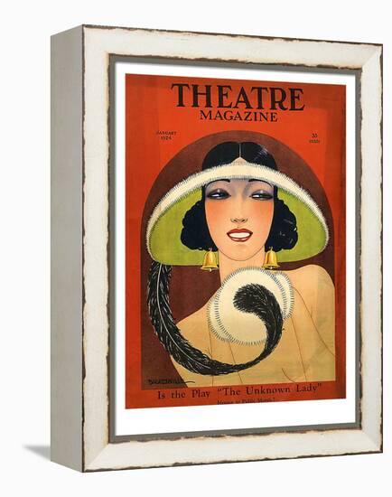 Theatre Magazine, 1924, USA-null-Framed Premier Image Canvas