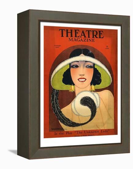 Theatre Magazine, 1924, USA-null-Framed Premier Image Canvas