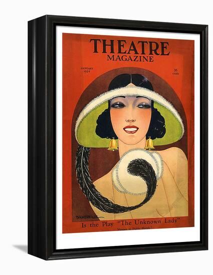 Theatre Magazine, 1924, USA-null-Framed Premier Image Canvas