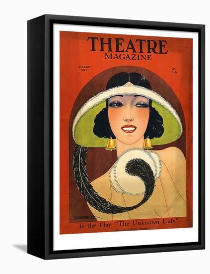 Theatre Magazine, 1924, USA-null-Framed Premier Image Canvas