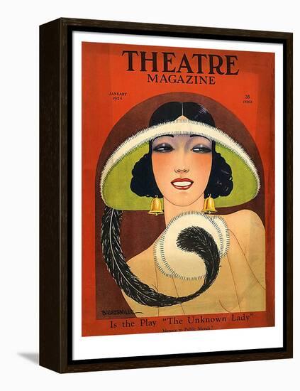 Theatre Magazine, 1924, USA-null-Framed Premier Image Canvas